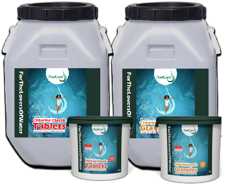 PoolCare® Chlorine Classic Tablets & Granules