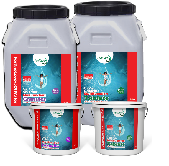 PoolCare® Chlorine Multifunction Tablets & Granules